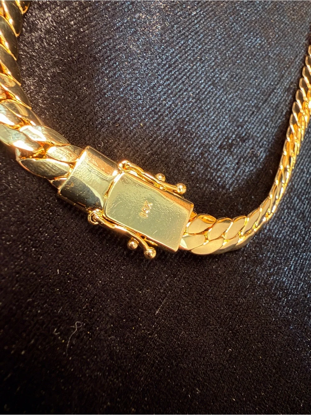 Miami Cuban 14K Stamped Gold Filled 24in 8MM necklace W/ Box Lock BRAND NEW.